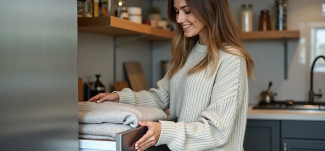 Pourquoi glisser votre pull au congélateur ? Astuces et avantages surprenants